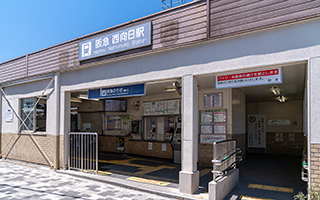 阪急西向日駅の東口改札1